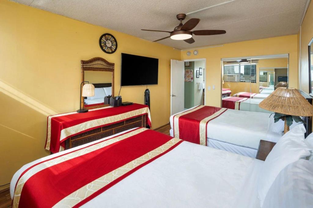 Heart Of Waikiki,1Bdrm,Free Parking, Wifi,No Resort Fees,Youtube,Netflix ! Honolulu Buitenkant foto