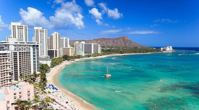 Heart Of Waikiki,1Bdrm,Free Parking, Wifi,No Resort Fees,Youtube,Netflix ! Honolulu Buitenkant foto